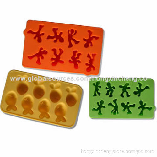 2014 Silicone Ice Trays with Customized Logo, Various Colors Available